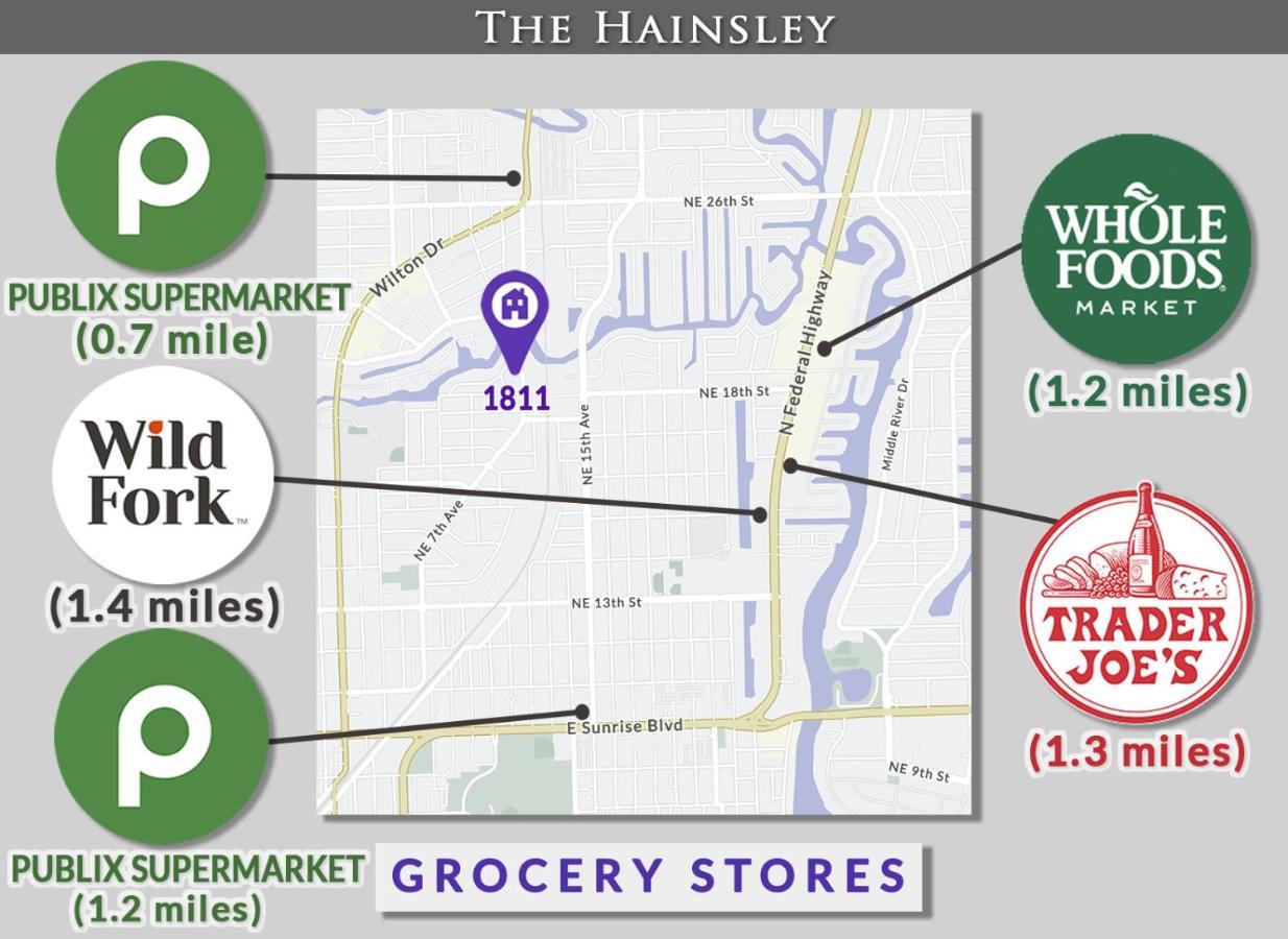 Hainsley Apartments - Walk To Wilton Drive Φορτ Λόντερντεϊλ Εξωτερικό φωτογραφία
