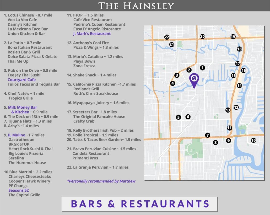 Hainsley Apartments - Walk To Wilton Drive Φορτ Λόντερντεϊλ Εξωτερικό φωτογραφία